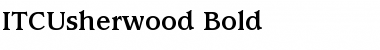 ITCUsherwood Bold Font