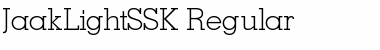 JaakLightSSK Font