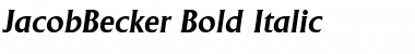 JacobBecker Font