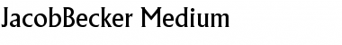 Download JacobBecker-Medium Font