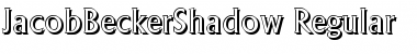 Download JacobBeckerShadow Font