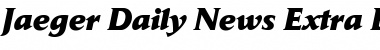 Jaeger Daily News Italic Font