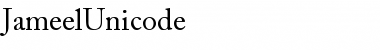 Jameel Unicode Font