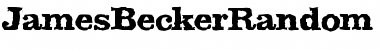 Download JamesBeckerRandom-ExtraBold Font