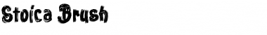 Stoica Brush Font