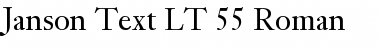 JansonText LT Font