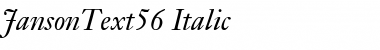 JansonText56 RomanItalic Font