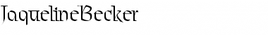 JaquelineBecker Regular Font