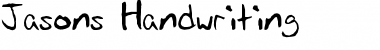 Download Jason's Handwriting Font