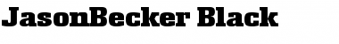 JasonBecker-Black Font