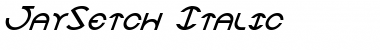 JaySetch Italic Font