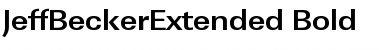 JeffBeckerExtended Bold Font