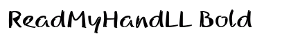 ReadMyHandLL Bold preview