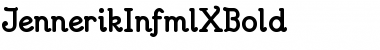 JennerikInfmlXBold Font