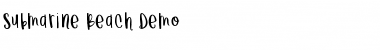 Submarine Beach Font