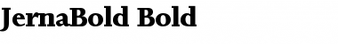 JernaBold Bold Font