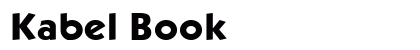 Kabel Book Preview
