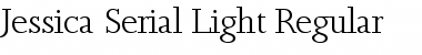 Jessica-Serial-Light Font
