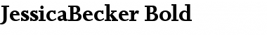 JessicaBecker Font