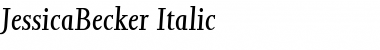 JessicaBecker Italic Font