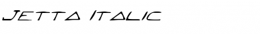 Jetta Italic Italic Font