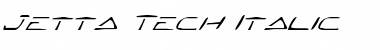 Download Jetta Tech Italic Font