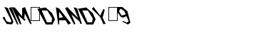 Jim Dandy 9 Regular Font
