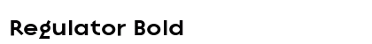 Regulator Bold preview