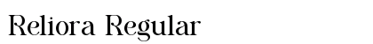 Reliora Regular preview