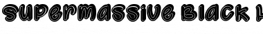 Supermassive Black Hole Font