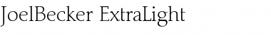 Download JoelBecker-ExtraLight Font Download JoelBecker-ExtraLight Font