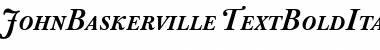 JohnBaskerville Italic Font JohnBaskerville Italic Font