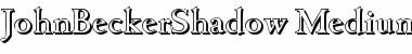 Download JohnBeckerShadow-Medium Font Download JohnBeckerShadow-Medium Font