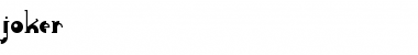 Joker Regular Font Joker Regular Font
