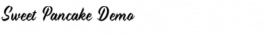 Sweet Pancake DEMO Font