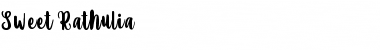 Sweet Rathulia Font