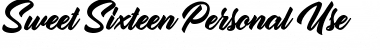 Sweet Sixteen Font
