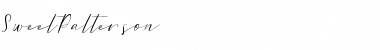 Sweet Patterson DEMO Font