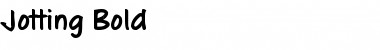 Download Jotting Font Download Jotting Font