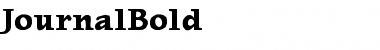 JournalBold Font