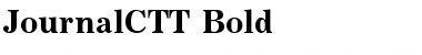 JournalCTT Font