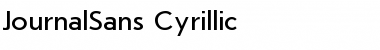 JournalSans Cyrillic Font