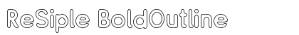 ReSiple BoldOutline