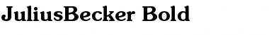 Download JuliusBecker Font