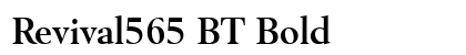 Revival565 BT Bold Preview
