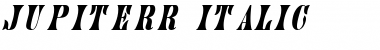 JupiterR Italic Font