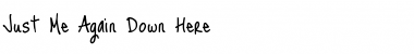 Download Just Me Again Down Here Font Download Just Me Again Down Here Font