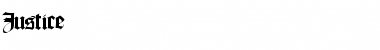 JUSTICE Font