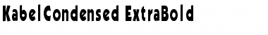 KabelCondensed ExtraBold Font
