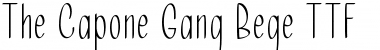 Download The Capone Gang Bege Font Download The Capone Gang Bege Font